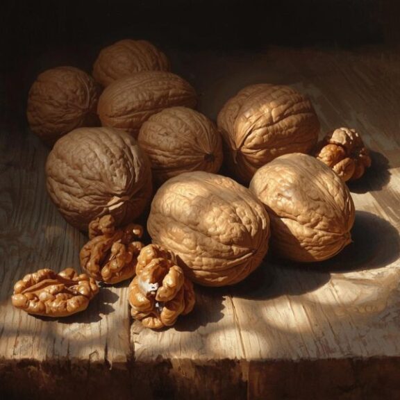 : Eine Handvoll Walnüsse als gesunder Snack für zwischendurch - Gesundina